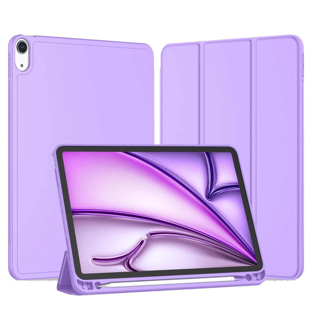 GENERICO - Funda Smart Cover Para iPad Air 11 M4 2026 Lila