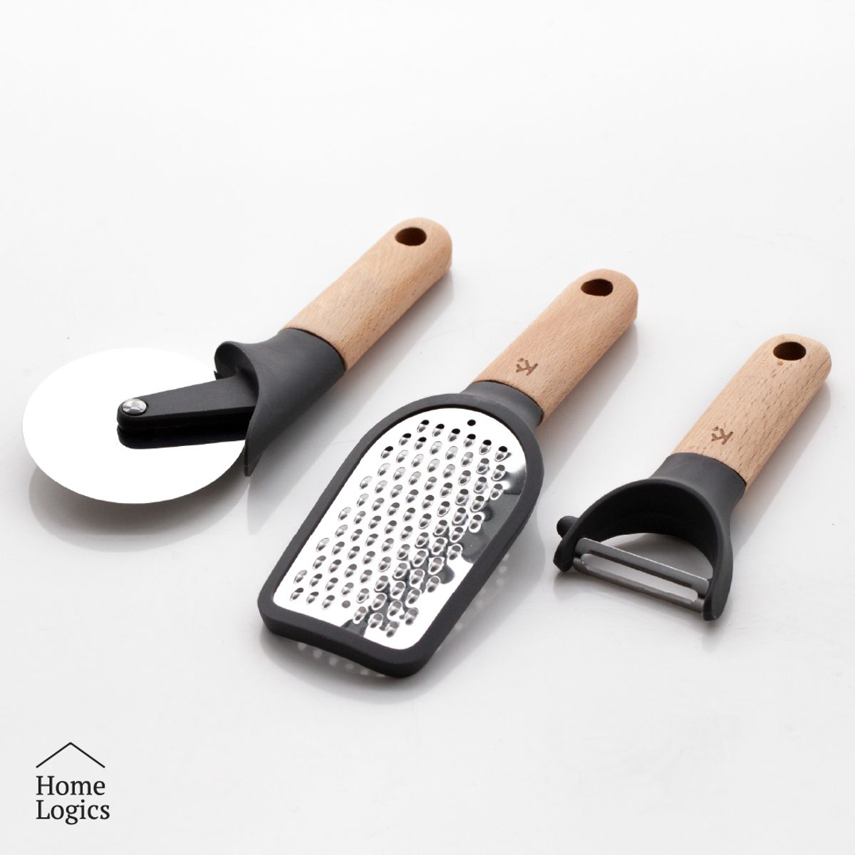 HOME LOGICS - Set de Cortador, Rallador y Pelador de Verduras Home Logics Kiosclub