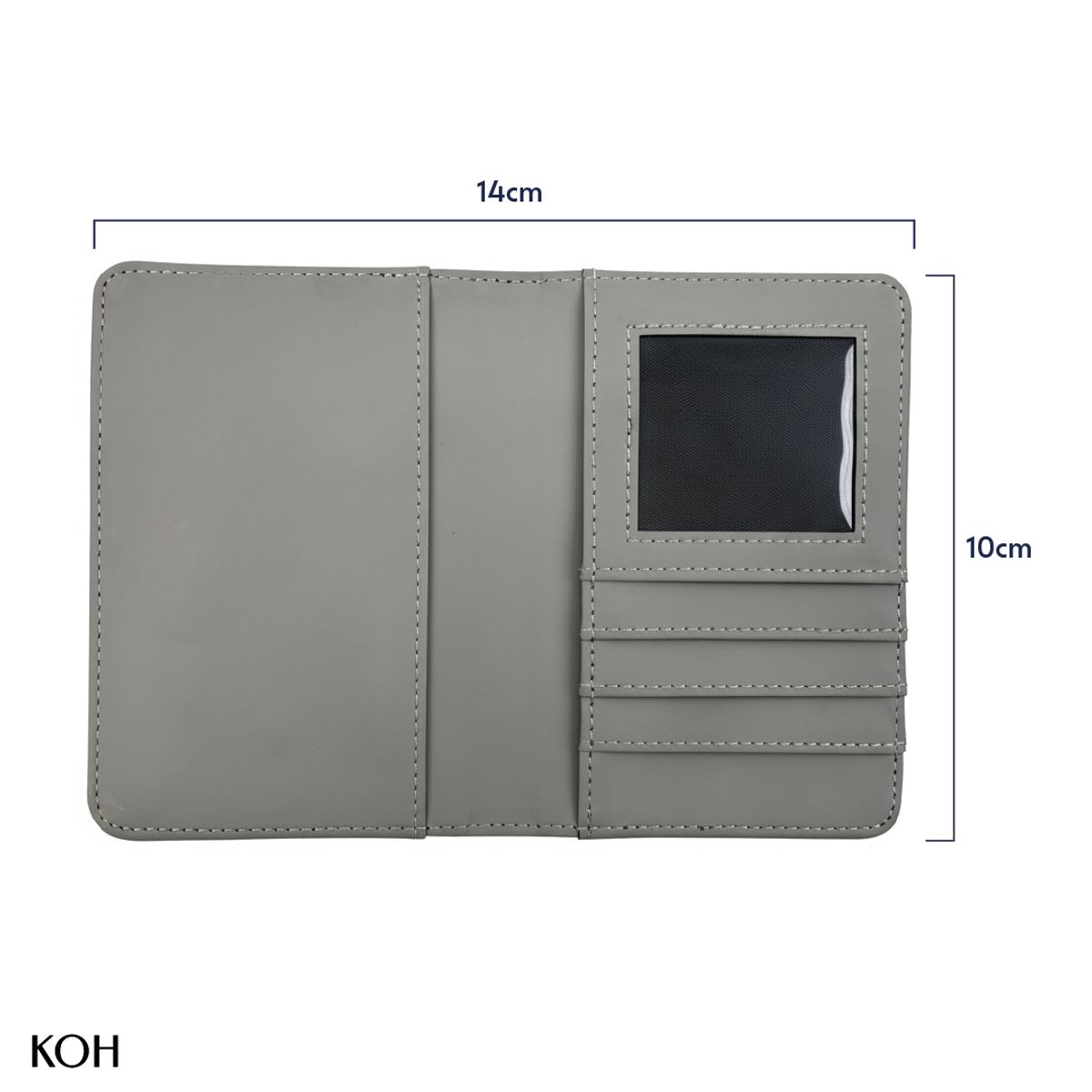 KOH STUDIO - Porta Pasaporte Impermeable Funda Protectora Documentos KOH Kiosclub