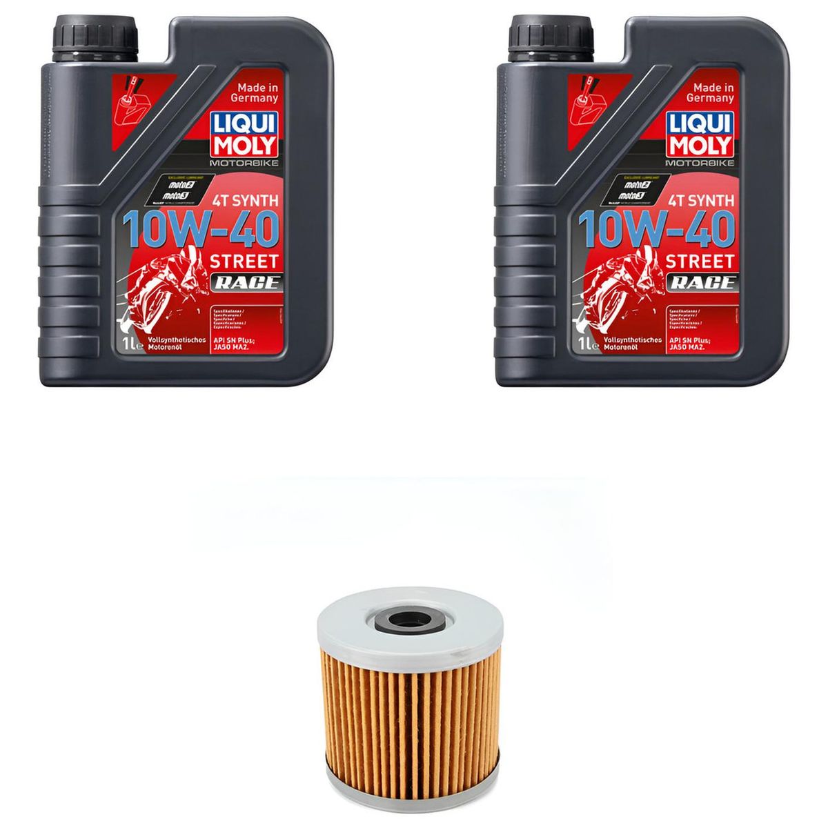 LIQUI MOLY - Kit De Mantencion Moto Zontes Zt 350  2l Aceite + Filtro