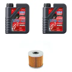 LIQUI MOLY - Kit De Mantencion Moto Zontes Zt 350 2l Aceite + Filtro