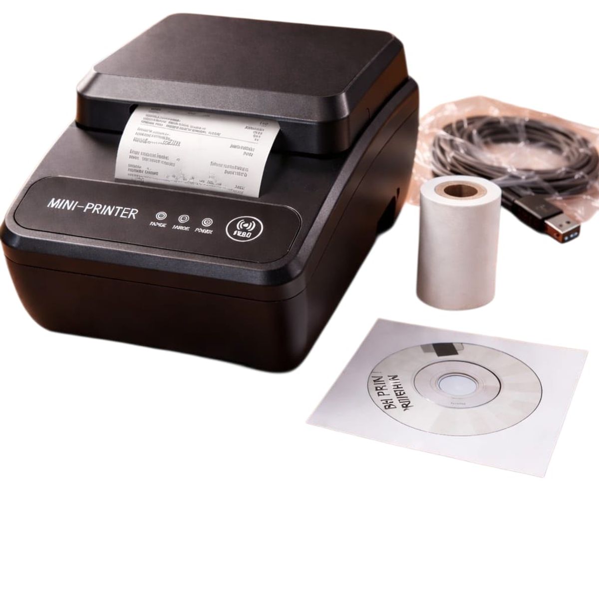 GENERICO - Impresora de Boletas Térmica 58mm USB Para Negocios y Tickets compatibles