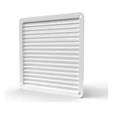 HOFFENS - Celosia Con Pestaña 17x17cm Ventilacion Blanca Uv