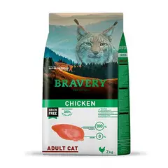 BRAVERY - Chicken Adult Cat 2 KG