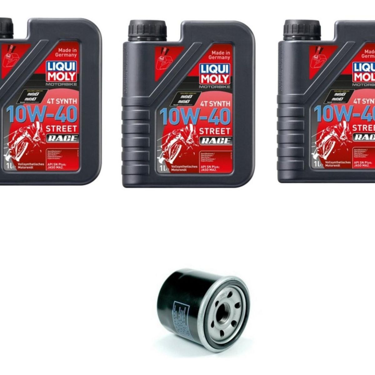 LIQUI MOLY - Kit De Mantencion Moto Takasaki Tkr 500  3l + Filtro