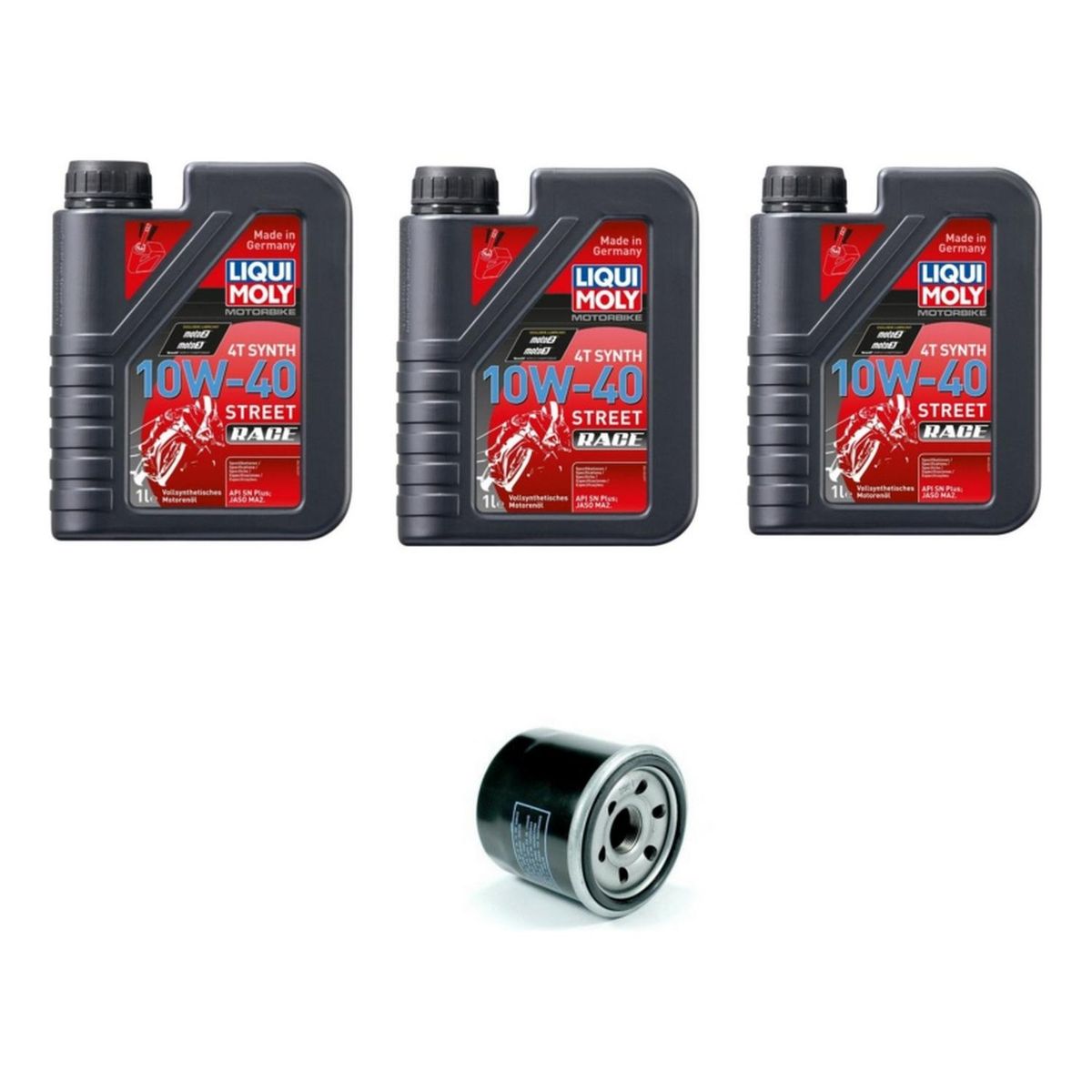 LIQUI MOLY - Kit De Mantencion Moto Takasaki Tkr 500  3l + Filtro