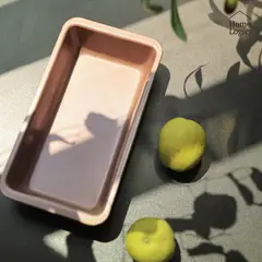 HOME LOGICS - Molde para Hornear Rectangular 24x12.7x4.6 cm