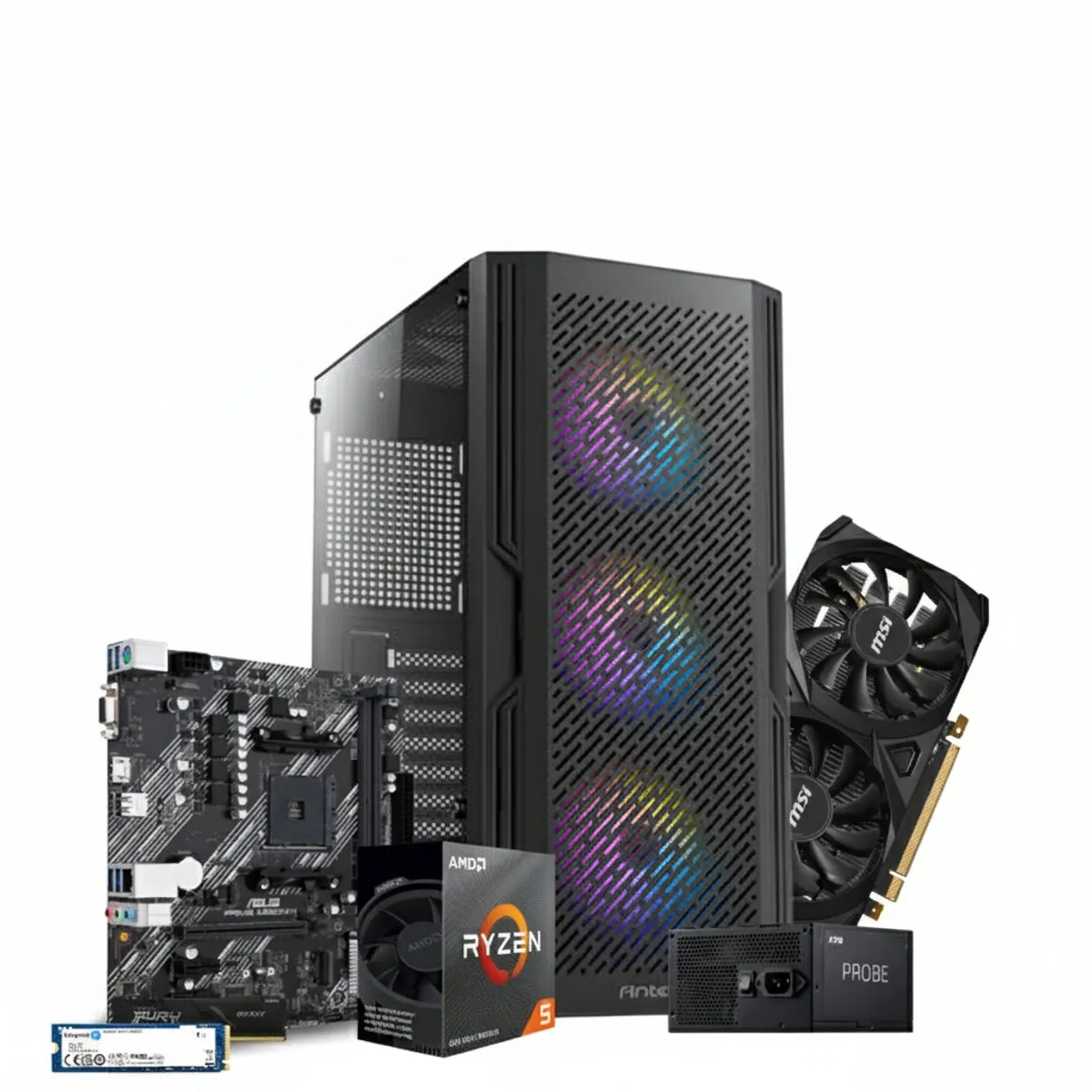 GENERICO - PC GAMER BRONZE - AMD Ryzen 5 4500 - ASUS A520M-K