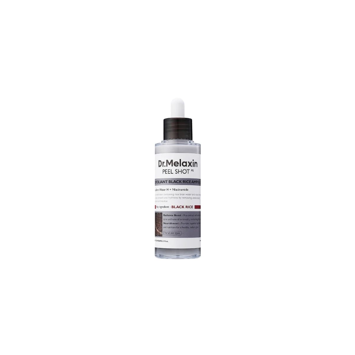 DR MELAXIN - Ampolla peeling exfoliante de arroz negro-80ml
