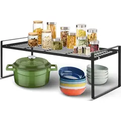 GENERICO - Estante De Gabinete Cocina Organizador Metal Baño Despensa