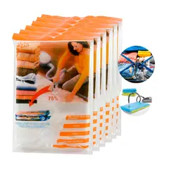 GENERICO - 3 Unidad Bolsas Organizadoras Al Vacio Reutilizable 68x98cm