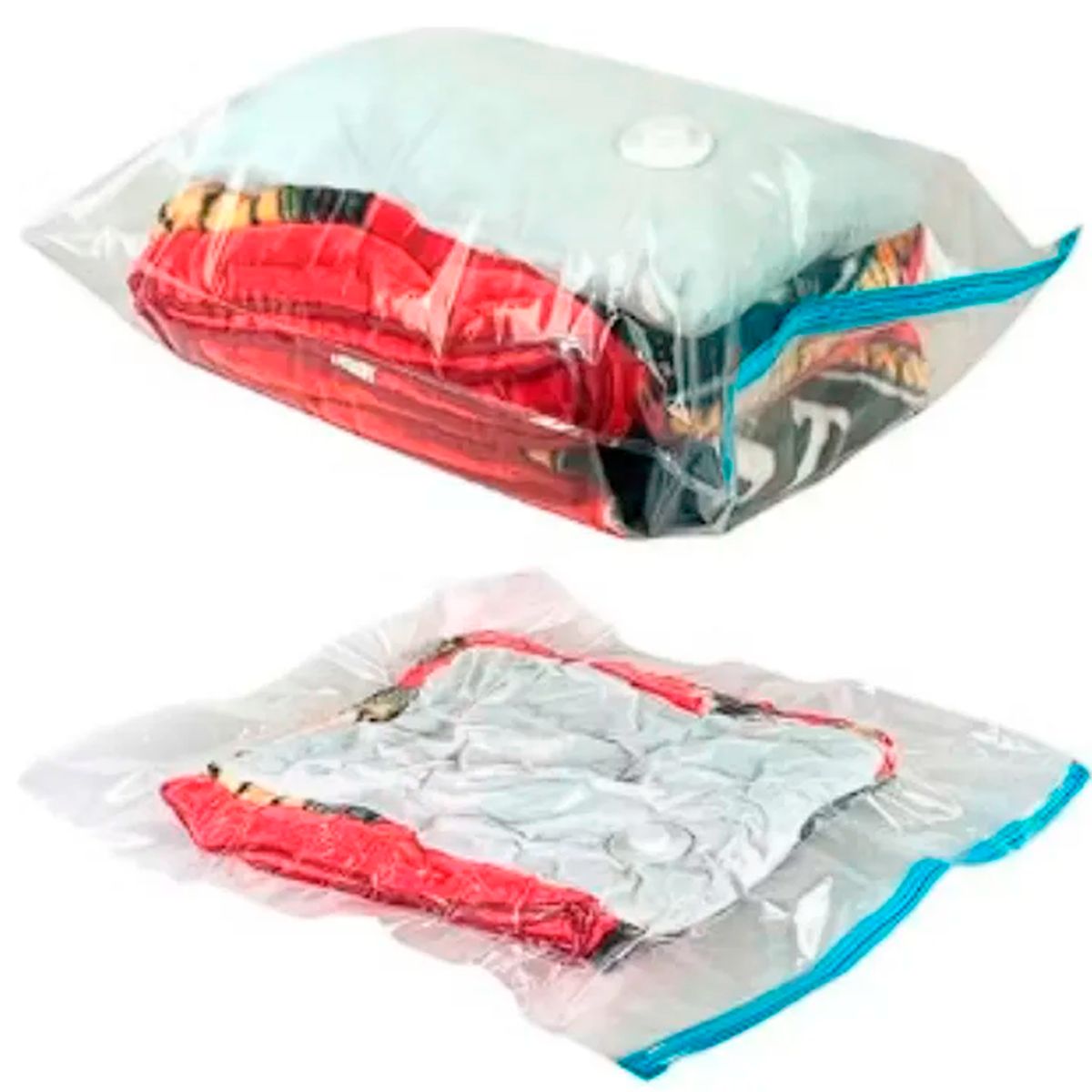 GENERICO - 2 Unidad Bolsas Organizadoras Al Vacio Reutilizable 68x98cm