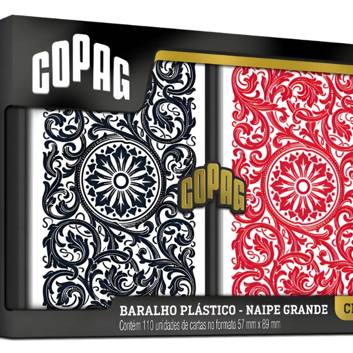 COPAG - Barajas Copag Set 2 Mazos 100% Plástico Naipe Cartas