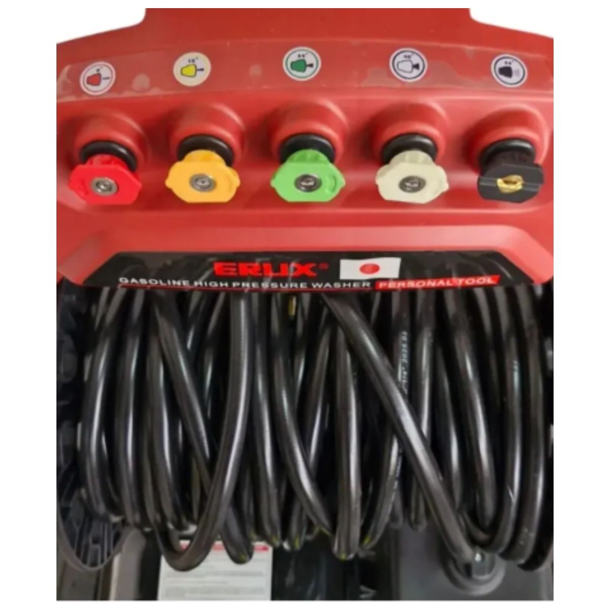 GENERICO - Hidrolavadora A Bencina Industrial 7,5 Hp 12 Metros Maguera