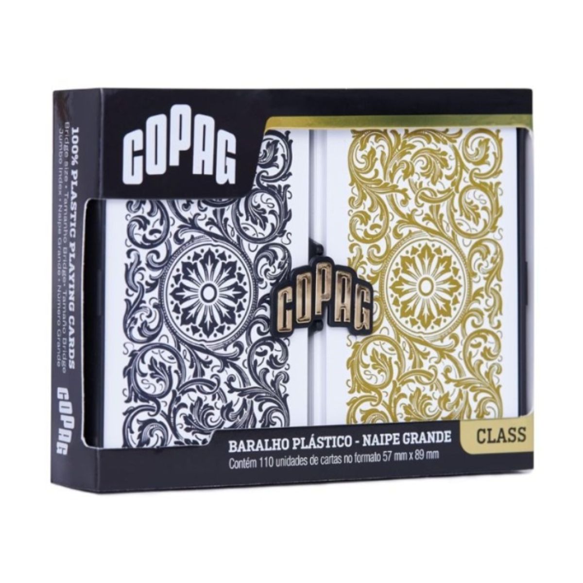 COPAG - Barajas Copag Set 2 Mazos 100% Plástico Naipe Cartas