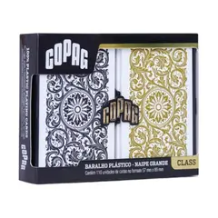COPAG - Barajas Set 2 Mazos 100% Plástico Naipe Cartas
