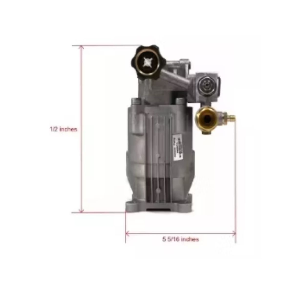 GENERICO - Bomba Hidrolavadora 3200 Psi 2.5 Gpm Eje 3/4 Compatible Honda