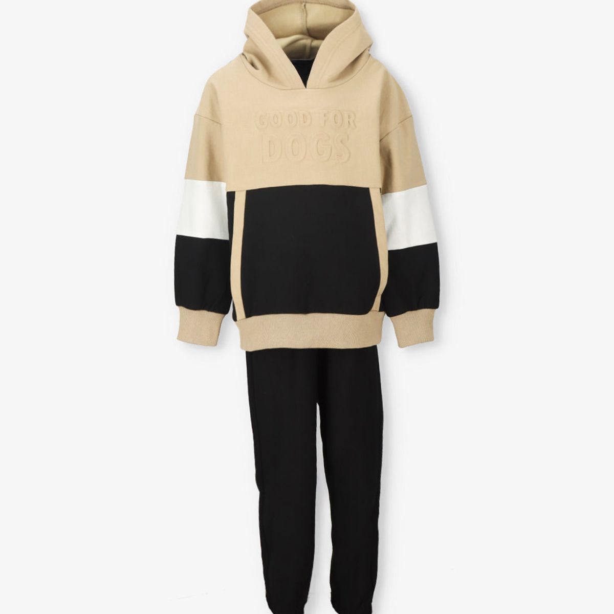 BLACK AND BLUE - Buzo niño good for dogs beige Black and blue