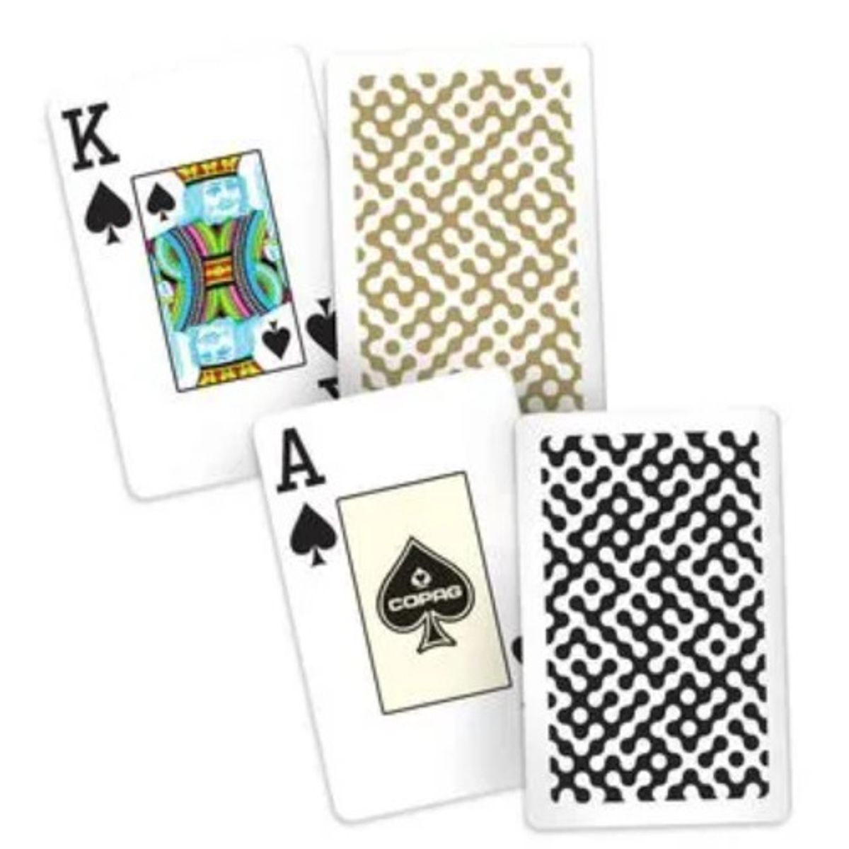 COPAG - Barajas Copag Set 2 Mazos 100% Plástico Naipe Cartas