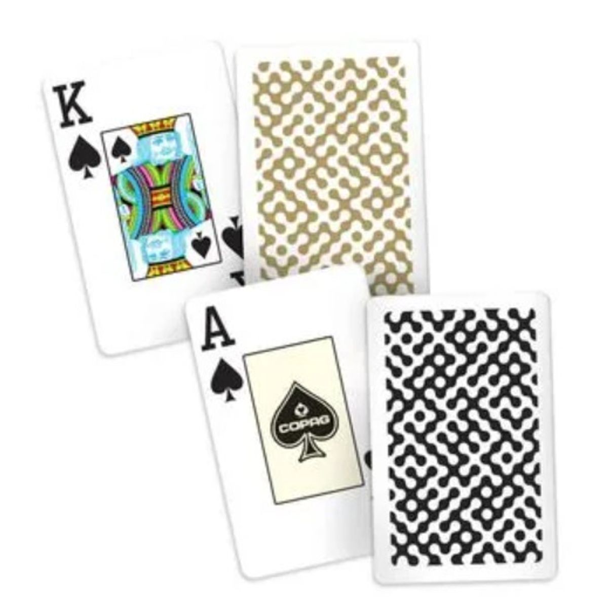 COPAG - Barajas Copag Set 2 Mazos 100% Plástico Naipe Cartas