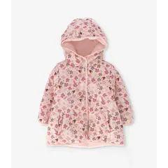 4KIDS - Parka bebé con flores rosado 4 Kids