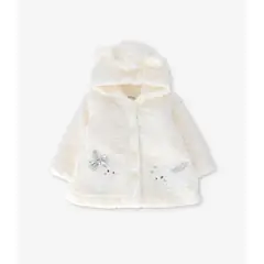 LIMONADA - Chaqueta recién nacida trenzado con conejos crudo