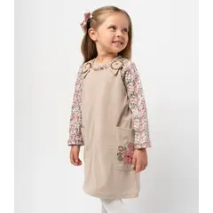 LIMONADA - Vestido niña de cotelé cherry