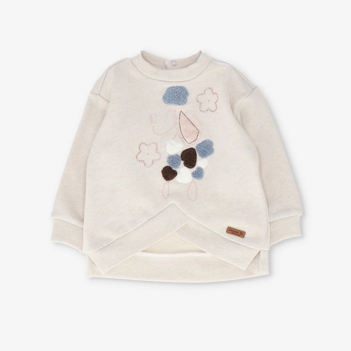 LIMONADA - Conjunto bebé con estampado azul piedra Limonada