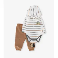 BLACK AND BLUE - Conjunto recién nacido cute dog crudo