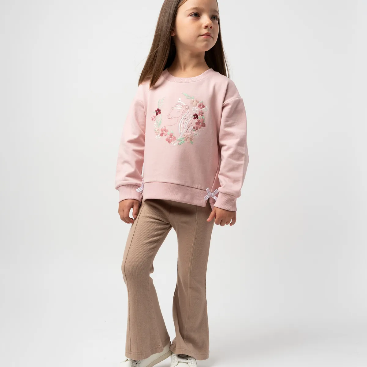 4KIDS - Conjunto niña con unicornio rosado 4 Kids