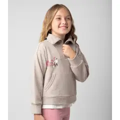 LIMONADA - Polerón niña con perro crudo