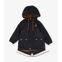 BLACK AND BLUE - Chaqueta niño resistente al agua negro