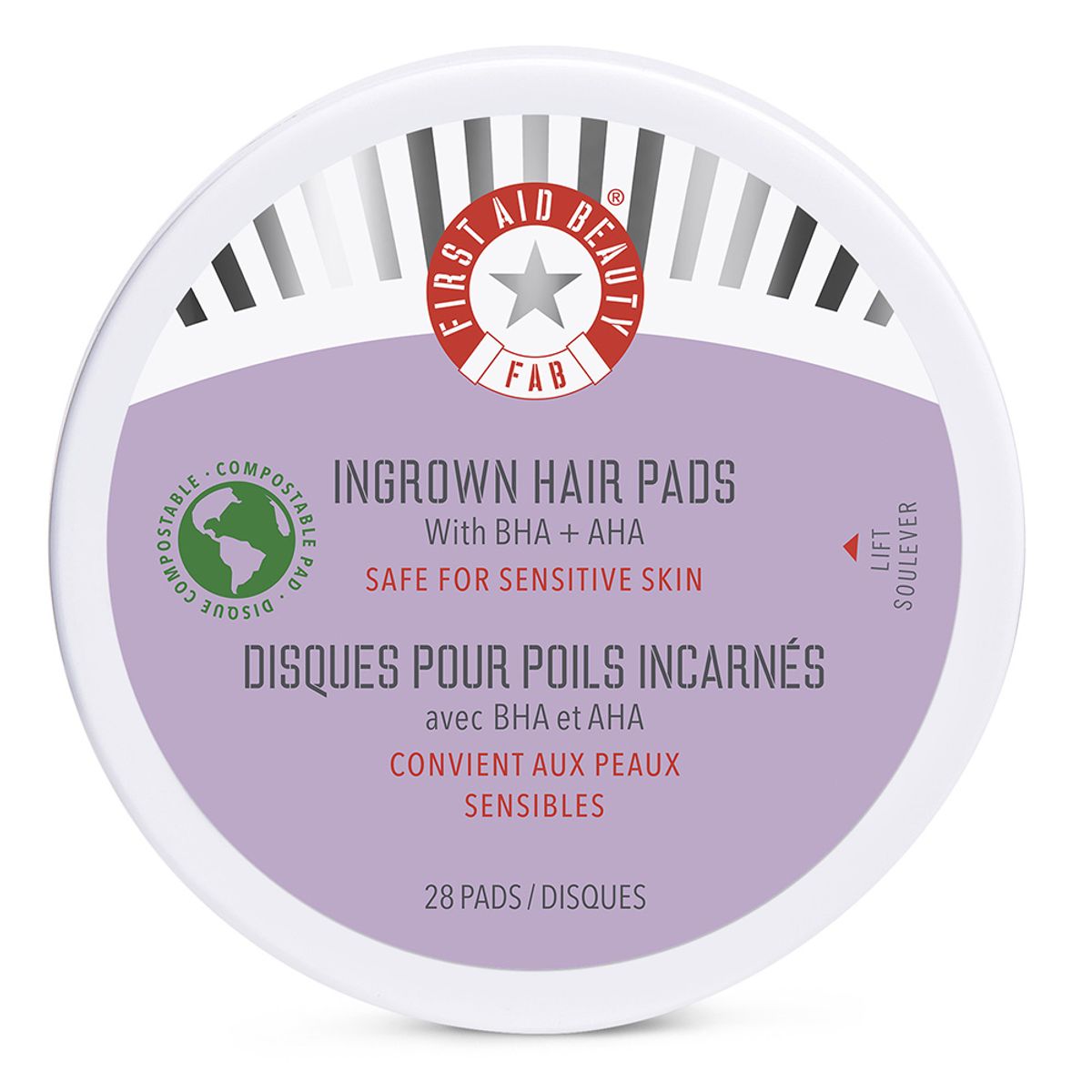 FIST AID BEAUTY - Ingrown Hair Pads with BHA & AHA Compostable - 28p First Aid Beauty
