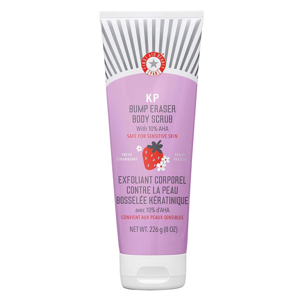 FIST AID BEAUTY - KP Bump Eraser Body Scrub with 10% AHA - Fresh Strawberry 60ml First Aid Beauty