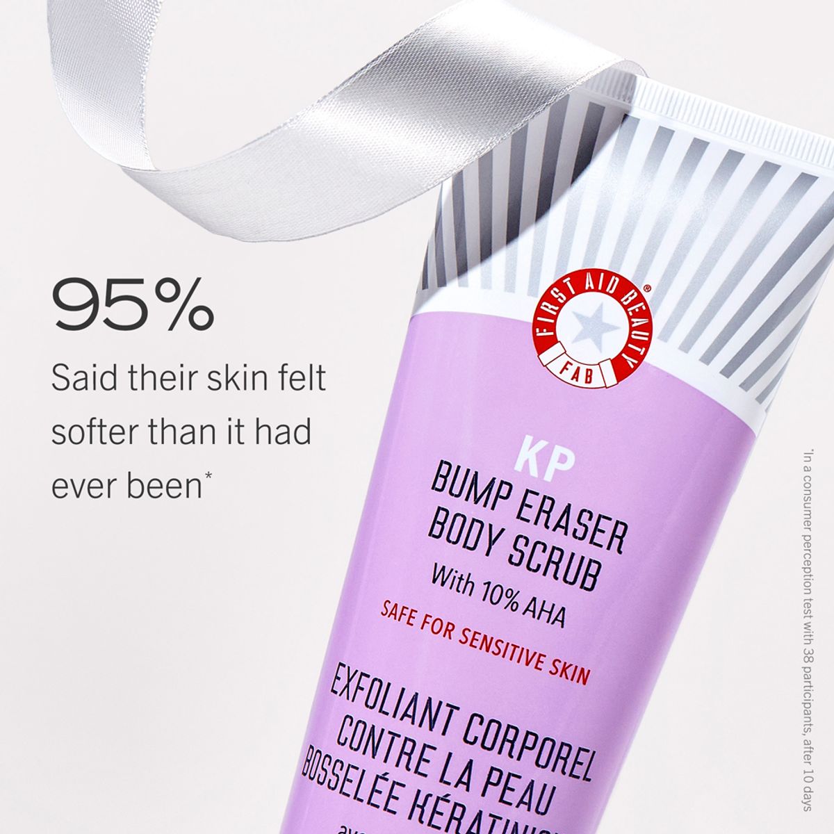 FIST AID BEAUTY - KP Bump Eraser Body Scrub with 10% AHA - Fresh Strawberry 60ml First Aid Beauty