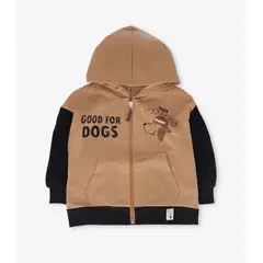 BLACK AND BLUE - Polerón niño good for dogs camel