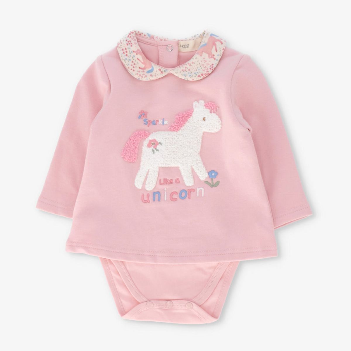 4KIDS - Conjunto recién nacida con unicornio rosado 4 Kids