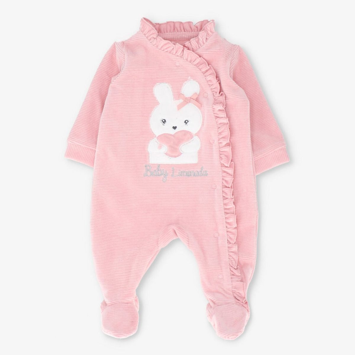 LIMONADA - Enterito recién nacida de cotelé con conejo rosado Limonada