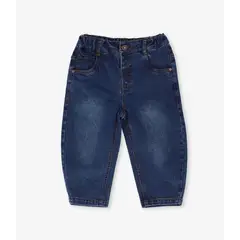 BLACK AND BLUE - Jeans bebé rectos denim azul