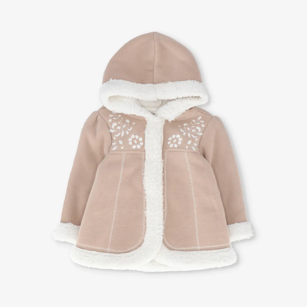 LIMONADA - Chaqueta bebé con flores beige Limonada