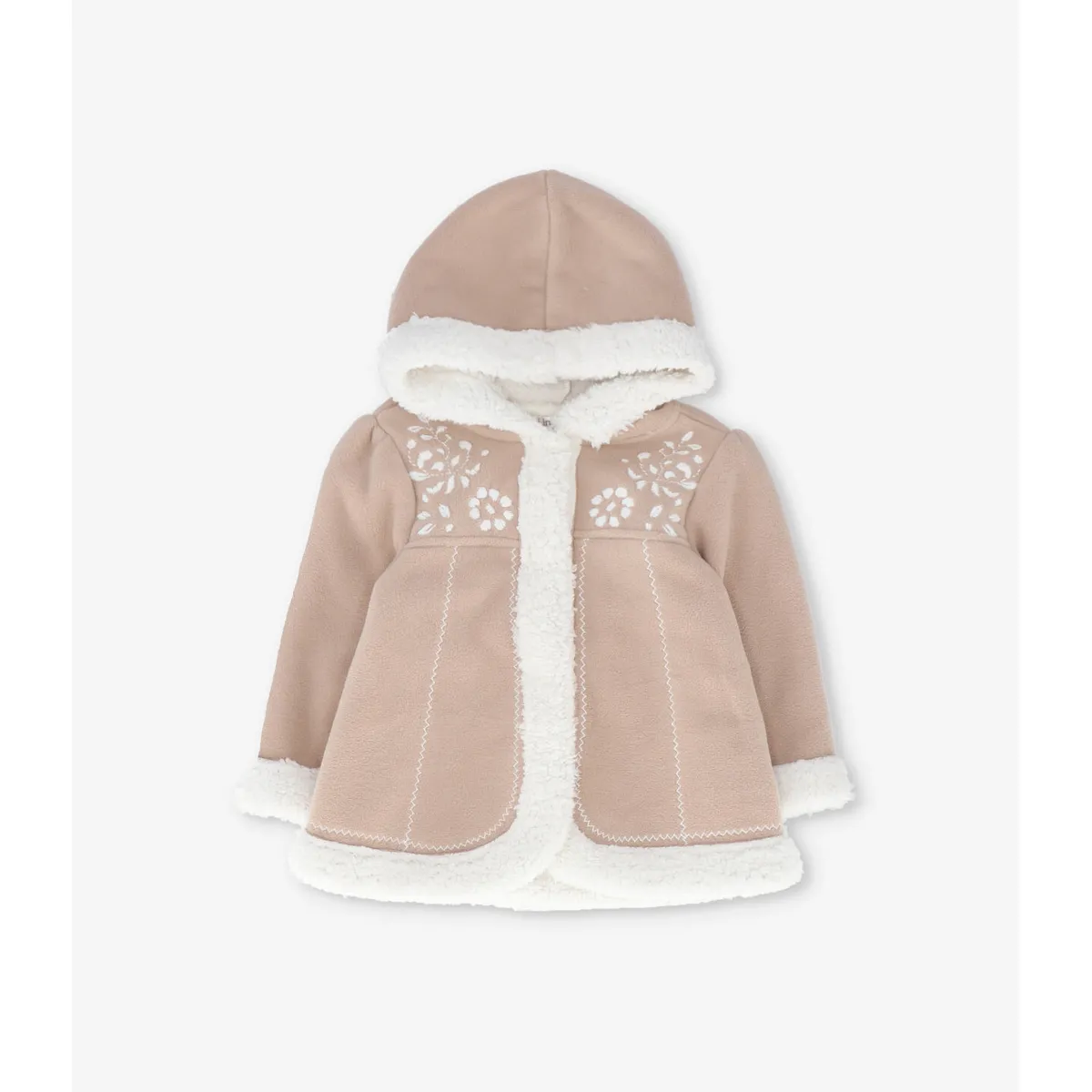 LIMONADA - Chaqueta bebé con flores beige Limonada