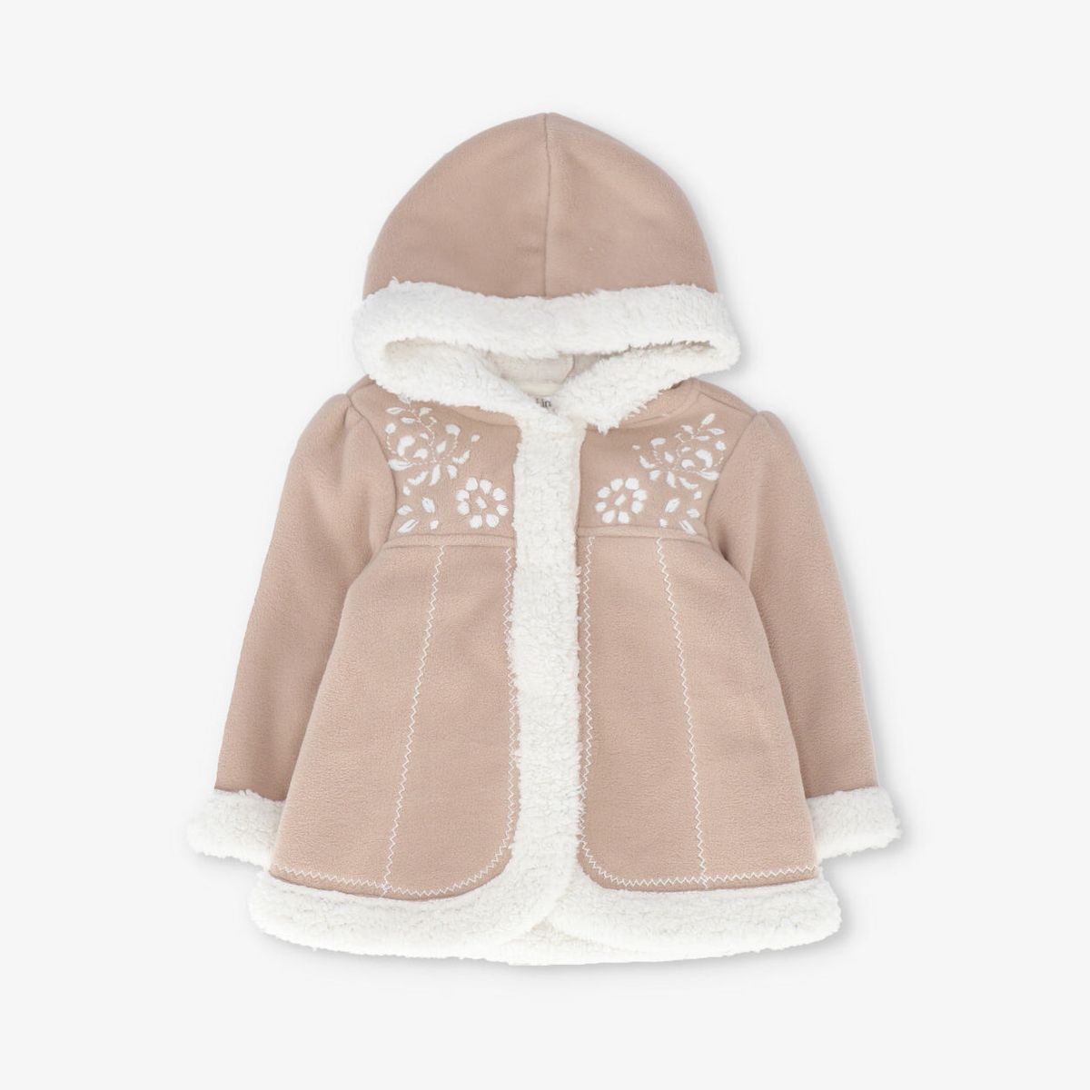 LIMONADA - Chaqueta bebé con flores beige Limonada
