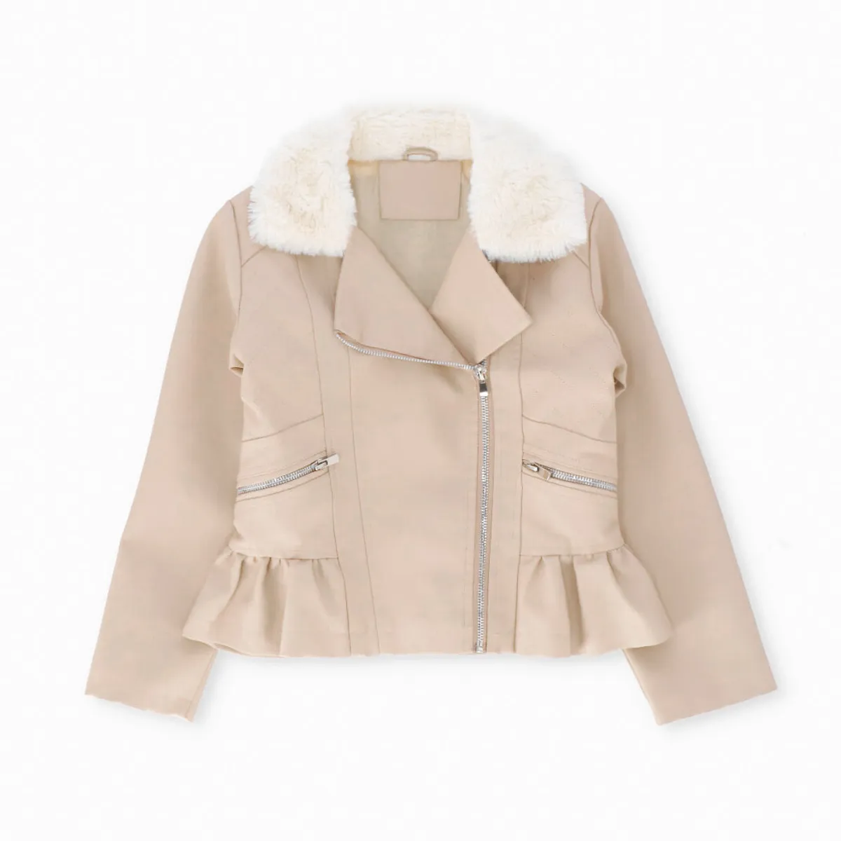LIMONADA - Chaqueta niña aviadora beige Limonada
