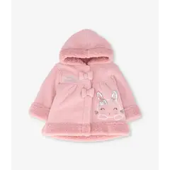 LIMONADA - Polerón recién nacida con conejo rosado