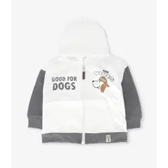 BLACK AND BLUE - Polerón niño good for dogs crudo