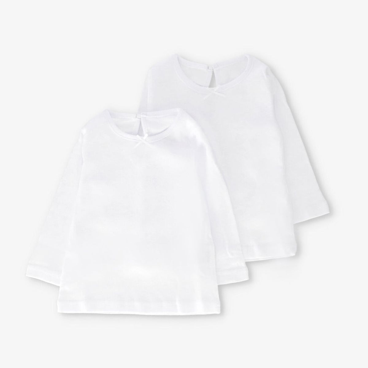 LIMONADA - Polera manga larga niña 2 unidades crudo Limonada