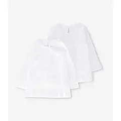 LIMONADA - Polera manga larga niña 2 unidades crudo