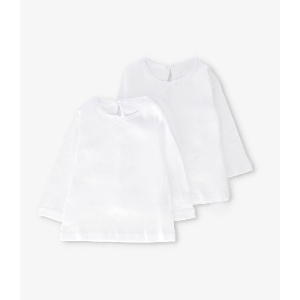LIMONADA - Polera manga larga niña 2 unidades crudo Limonada