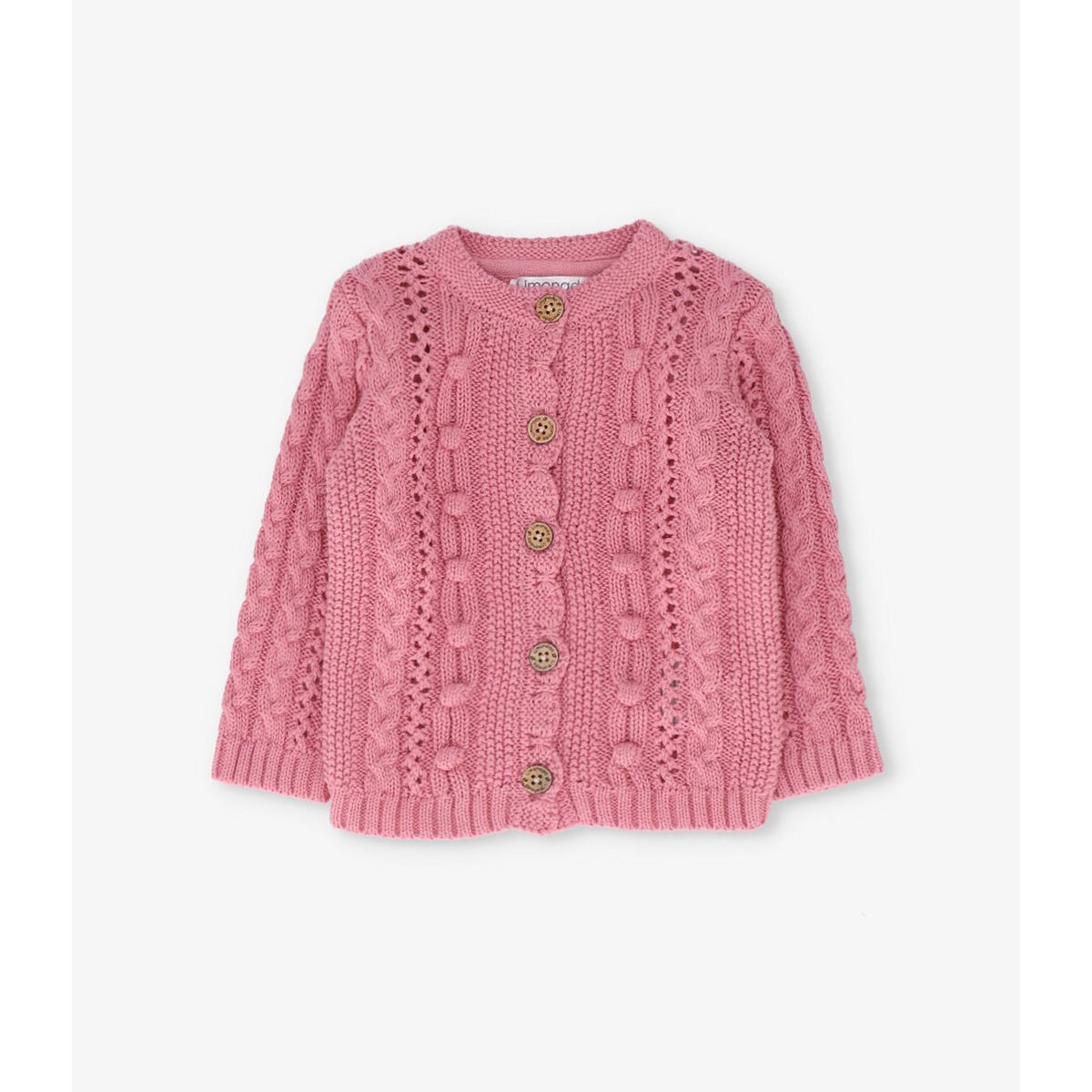 LIMONADA - Chaleco bebé cardigan cherry Limonada