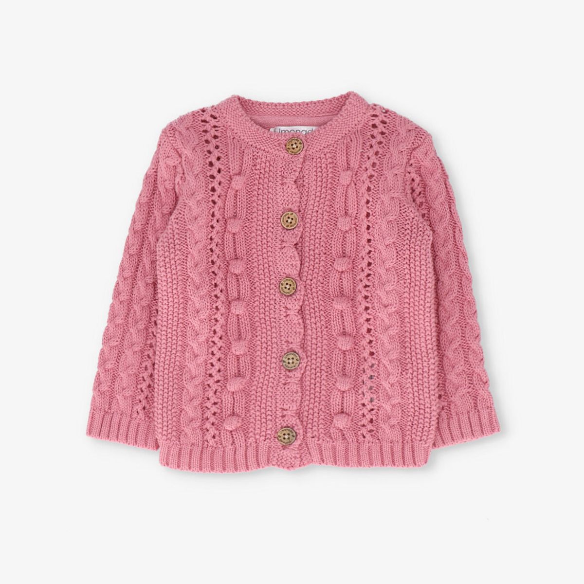 LIMONADA - Chaleco bebé cardigan cherry Limonada